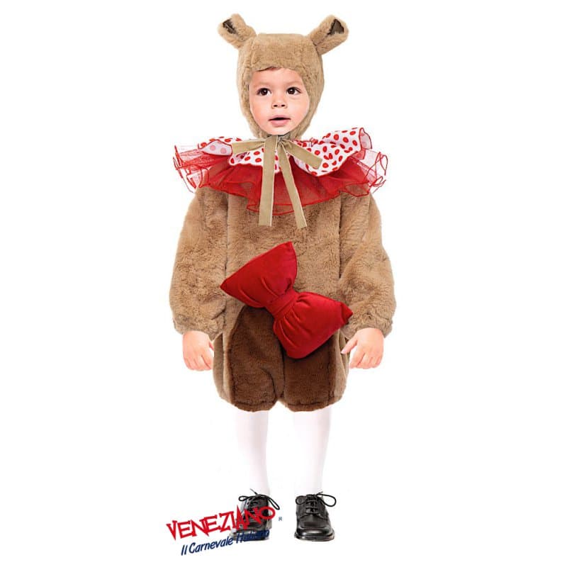 Costume carnevale simpatico orsetto da 3 a 24 mesi - veneziano 28084 - 3