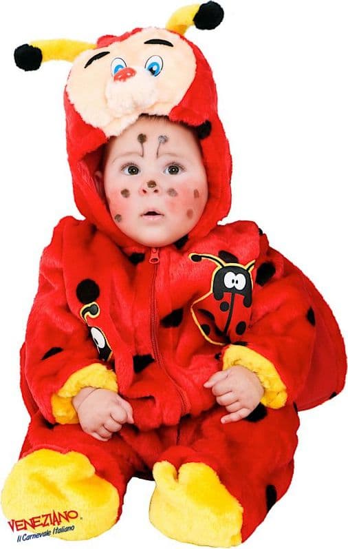 Costume carnevale dolce coccinella da 3 a 12 mesi - veneziano 2925 - 3