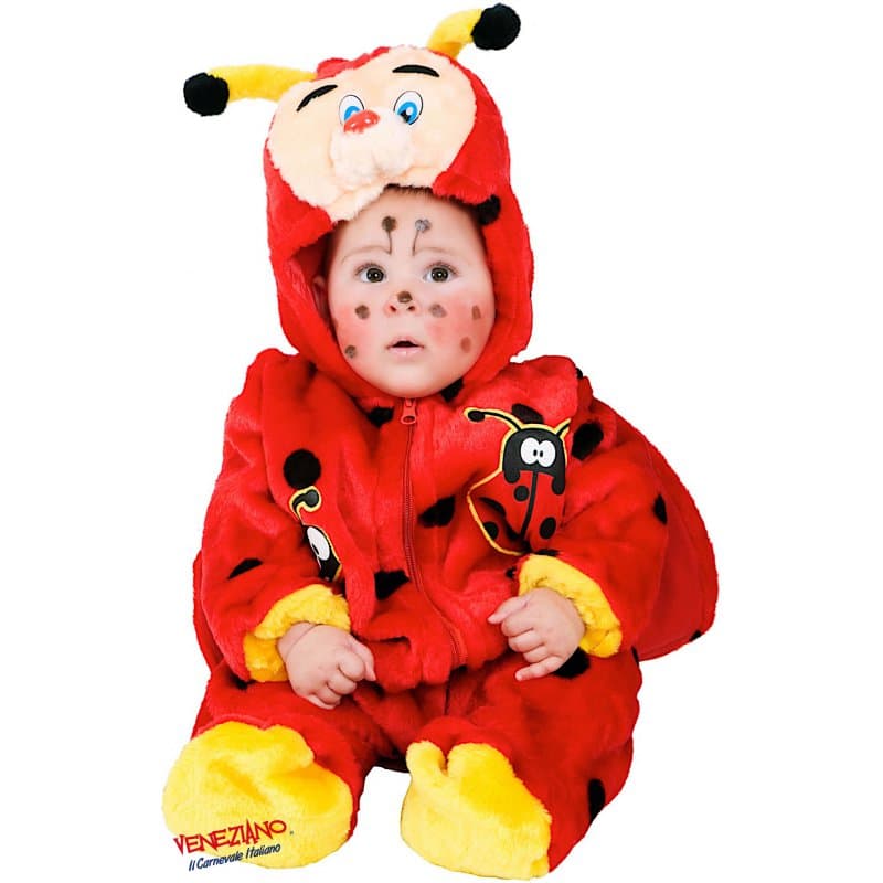 Costume carnevale dolce coccinella da 3 a 12 mesi - veneziano 2925 - 3