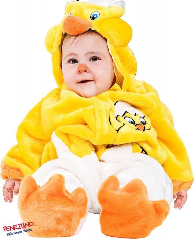 Costume carnevale dolce pulcino da 3 a 12 mesi - veneziano 88083 - 3