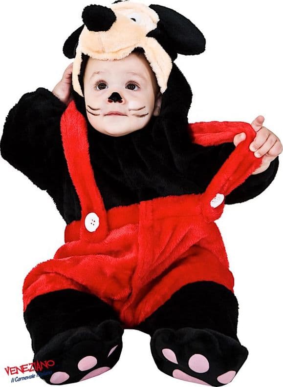 Costume carnevale dolce topino da 3 a 12 mesi - veneziano 2929 - 3