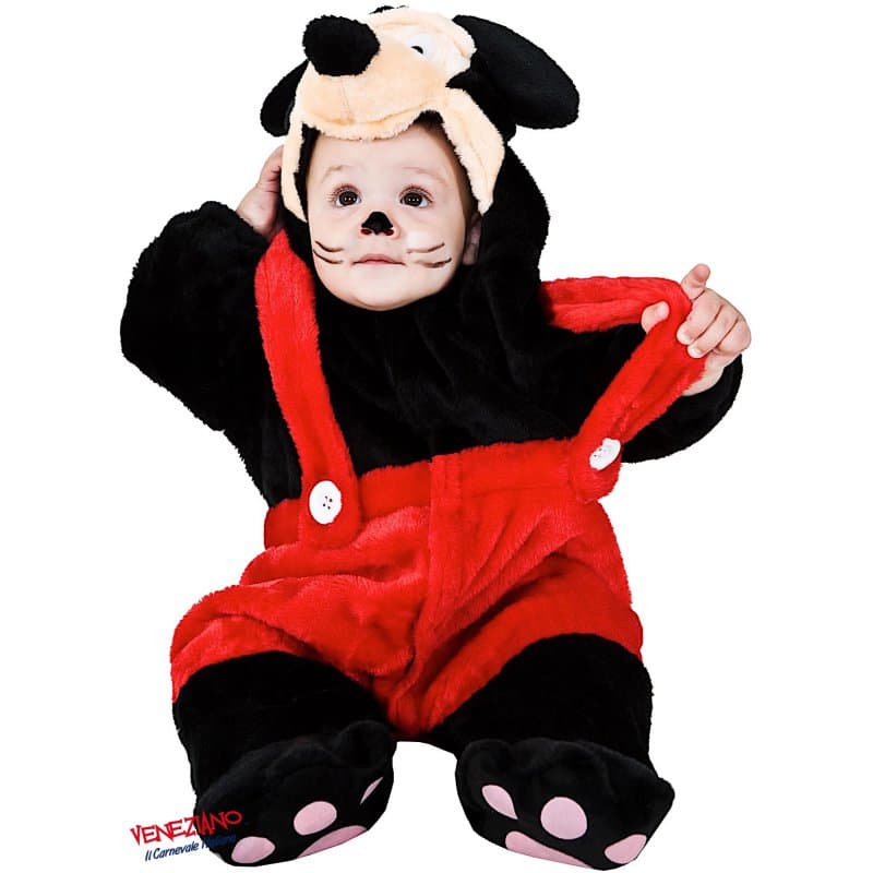 Costume carnevale dolce topino da 3 a 12 mesi - veneziano 2929 - 3