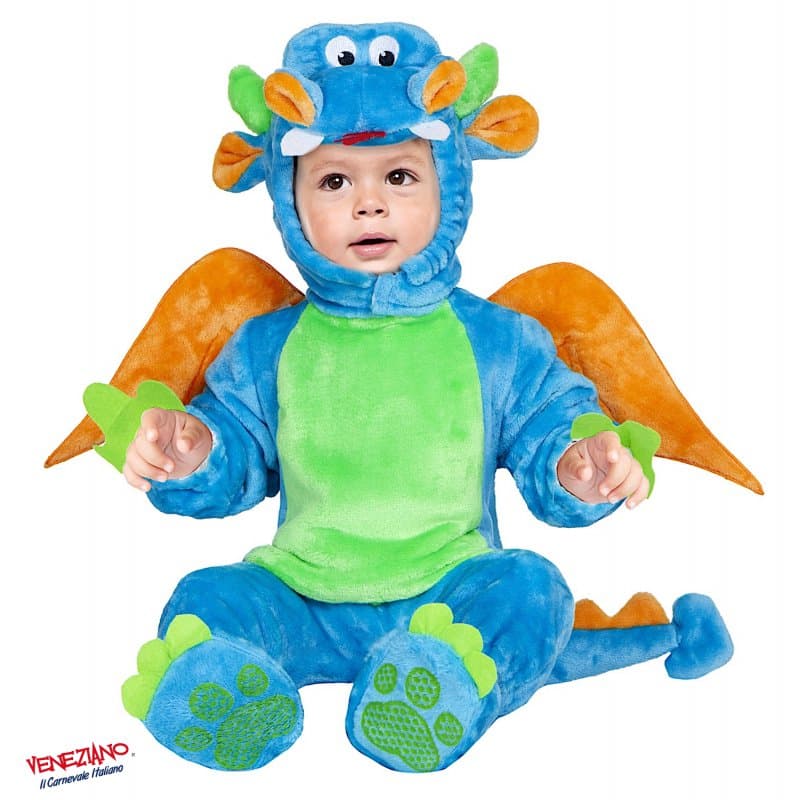 Costume carnevale draghetto da 3 a 24 mesi - veneziano 54176 - 3