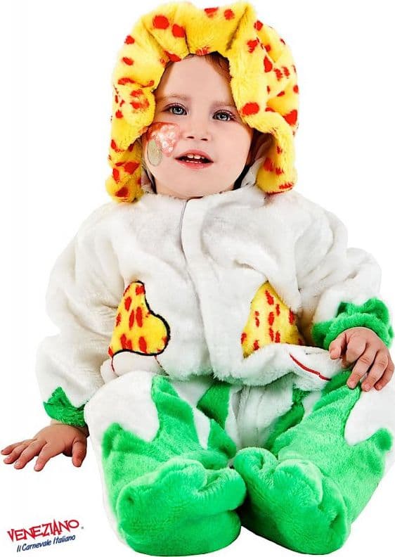 Costume carnevale funghetto da 3 a 12 mesi - veneziano 88087 - 3