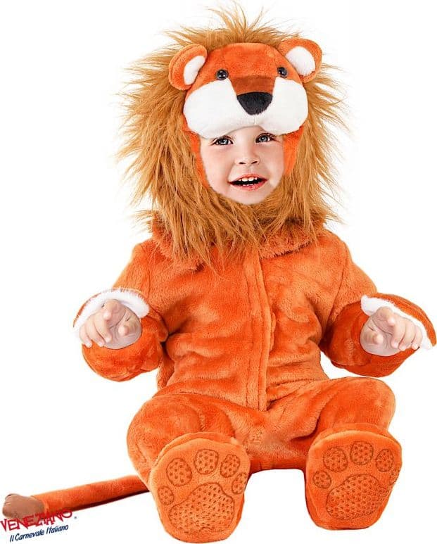 Costume carnevale leoncino da 3 a 12 mesi - veneziano 54163 - 3