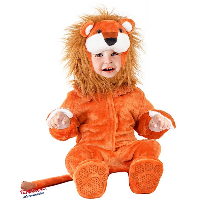 Costume carnevale leoncino da 3 a 12 mesi - veneziano 54163 - 3