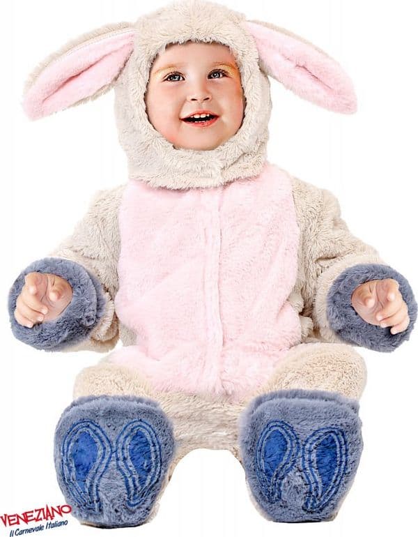 Costume carnevale pecorella da 3 a 12 mesi - veneziano 54167 - 3