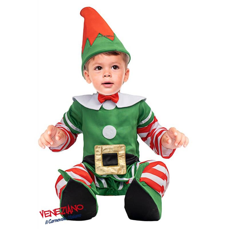 Costume carnevale piccolo elfo da 3 a 24 mesi - veneziano 28090 - 3