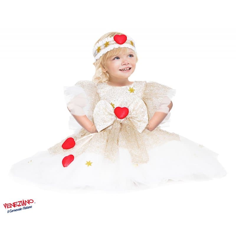 Costume carnevale principessa cuore da 3 a 24 mesi - veneziano 54205 - 3