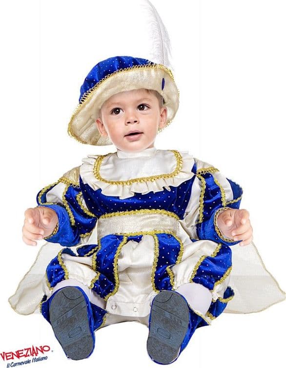 Costume carnevale principino da 3 a 24 mesi - veneziano 54178 - 3