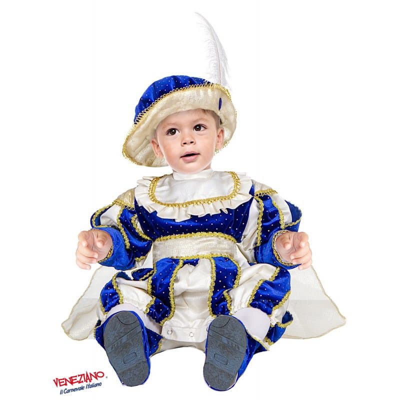 Costume carnevale principino da 3 a 24 mesi - veneziano 54178 - 3