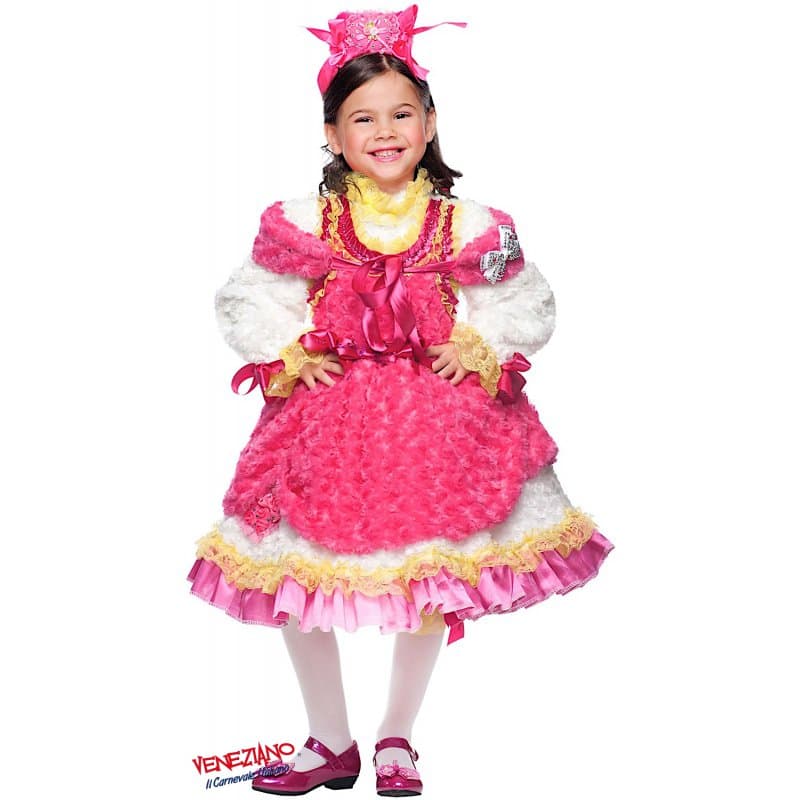 Costume carnevale paperetta lusso da 0 a 3 anni - veneziano 50756 - 3