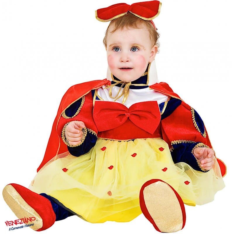 Costume carnevale piccola principessa dei boschi da 0 a 3 anni - veneziano 1150 - 3