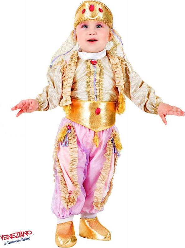 Costume carnevale piccola principessa d'oriente da 0 a 3 anni - veneziano 8890 - 3