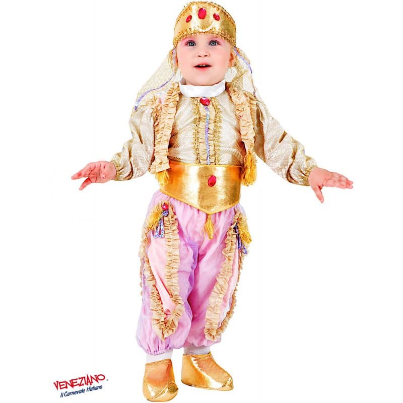 Costume carnevale piccola principessa d'oriente da 0 a 3 anni - veneziano 8890 - 3
