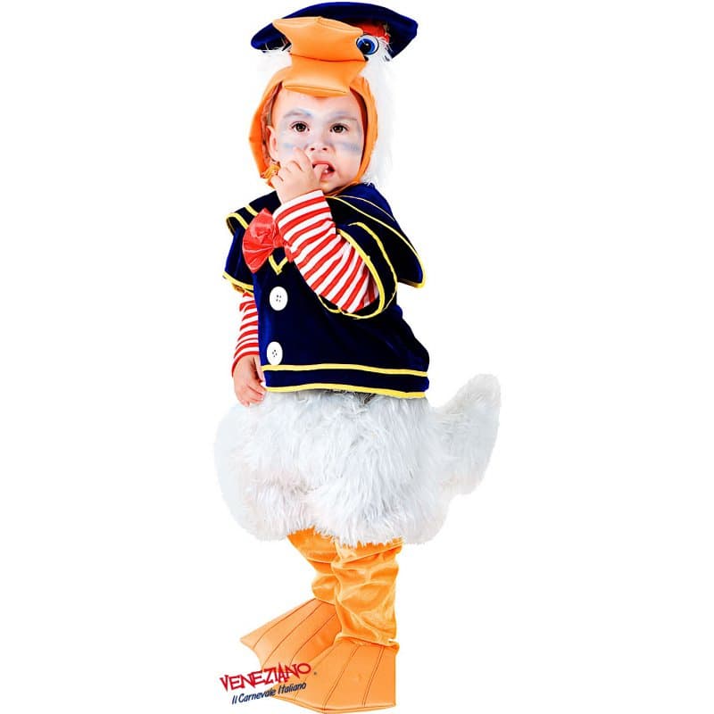 Costume carnevale piccolo paperotto da 0 a 3 anni - veneziano 8967 - 3