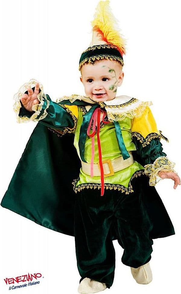 Costume carnevale piccolo principe dei boschi da 0 a 2 anni - veneziano 7713 - 3