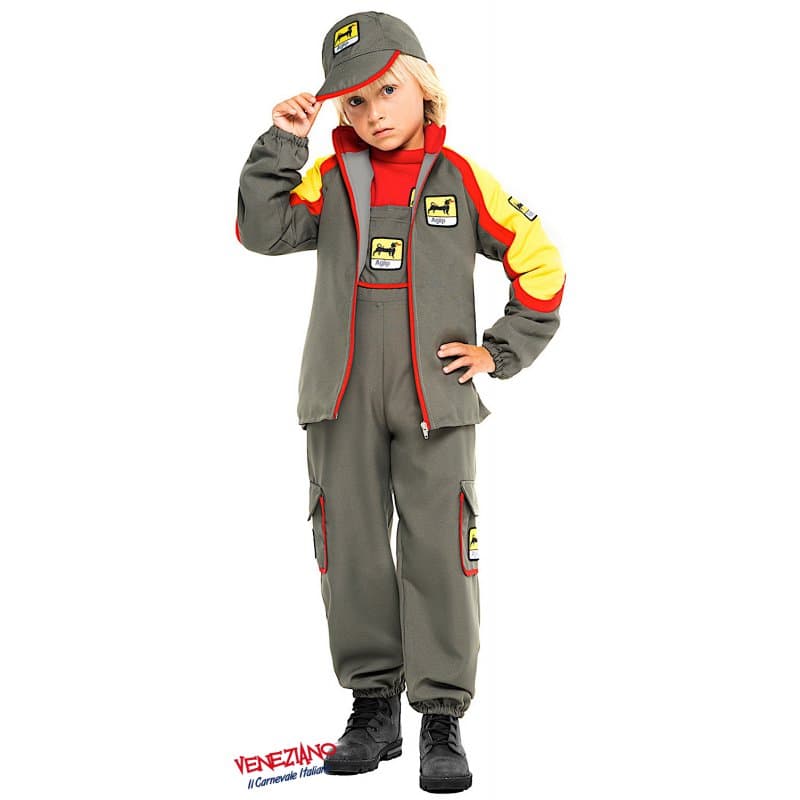 Costume carnevale benzinaio da 3 a 6 anni - veneziano 52337 - 3
