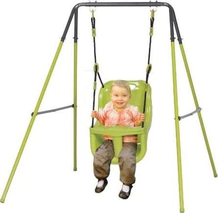 Altalena 1 posto seggiolino con protezione a T ideale per bambini da 1 - 3 anni