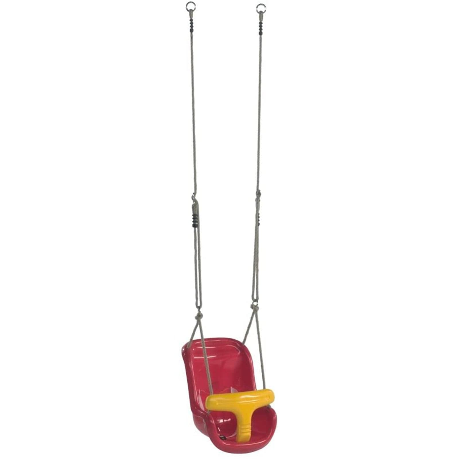 Seggiolino di ricambio altalena in plastica con protezione a T ideale per bambini da 1 - 3 anni - 2