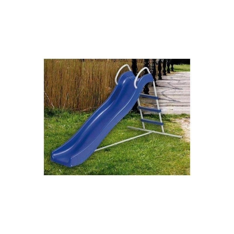 Scivolo "Young" per bambini a onda gioco da giardino e veranda 190 x h 103 cm. - 2
