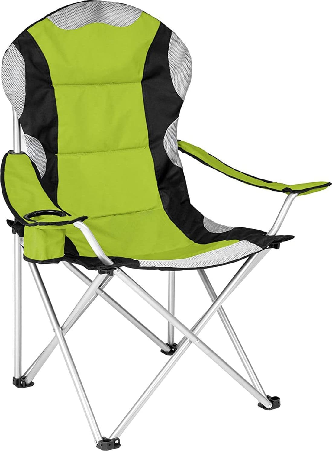 Poltrona da campeggio imbottita con chiusura ad ombrello "Camping" in acciaio per mare e Balcone - 2