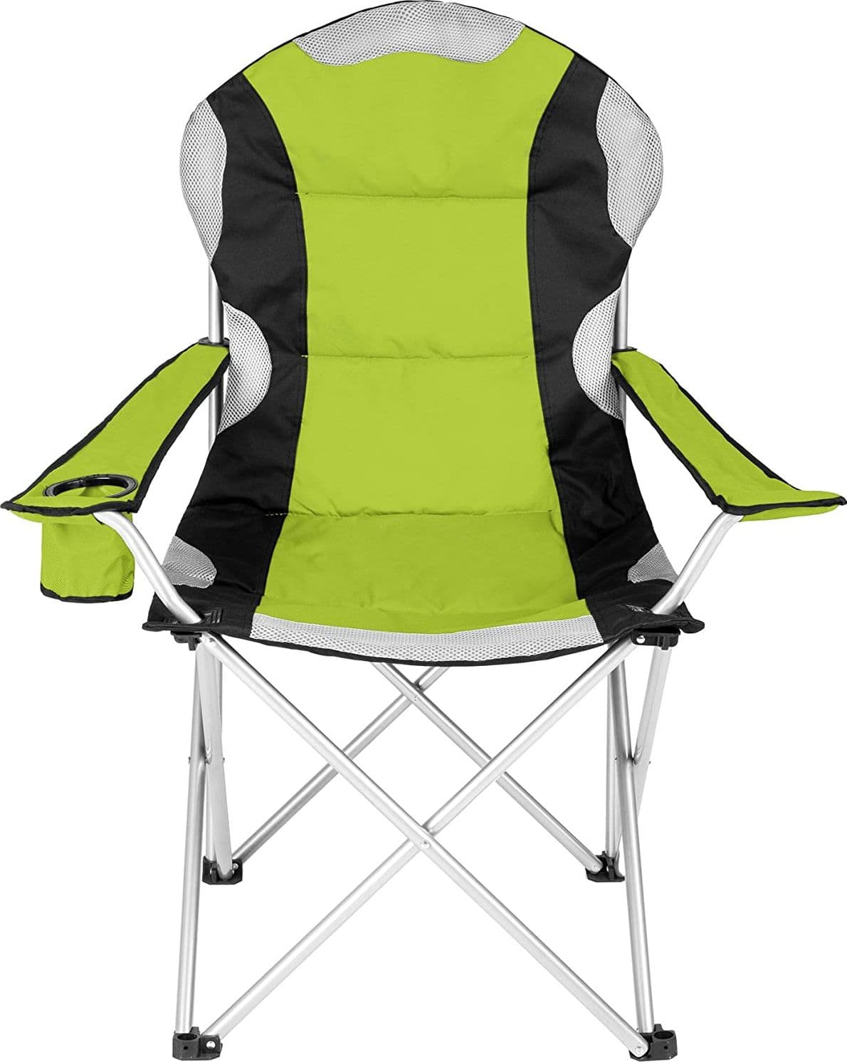 Poltrona da campeggio imbottita con chiusura ad ombrello "Camping" in acciaio per mare e Balcone - 5
