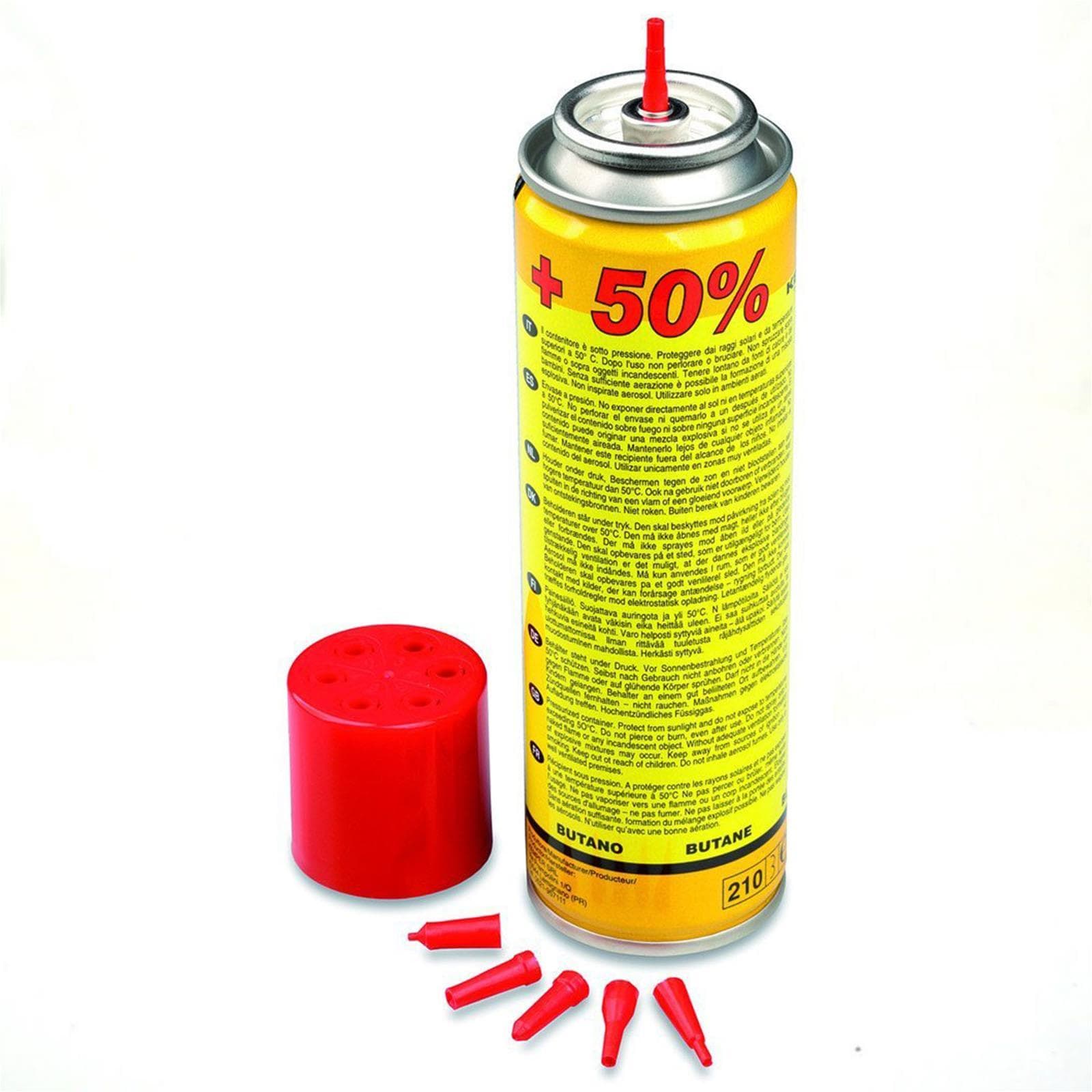 Bomboletta di ricambio per accendino e pistole a gas 90 gr - 3