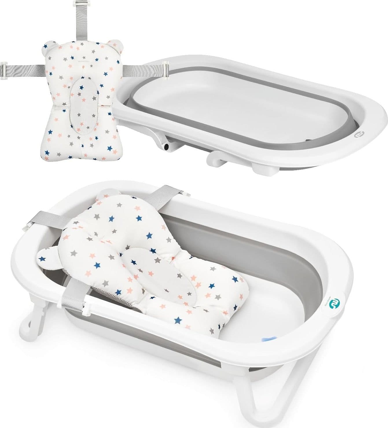 Bagnetto Ms Flex + Cuscino Stelle – Grigio