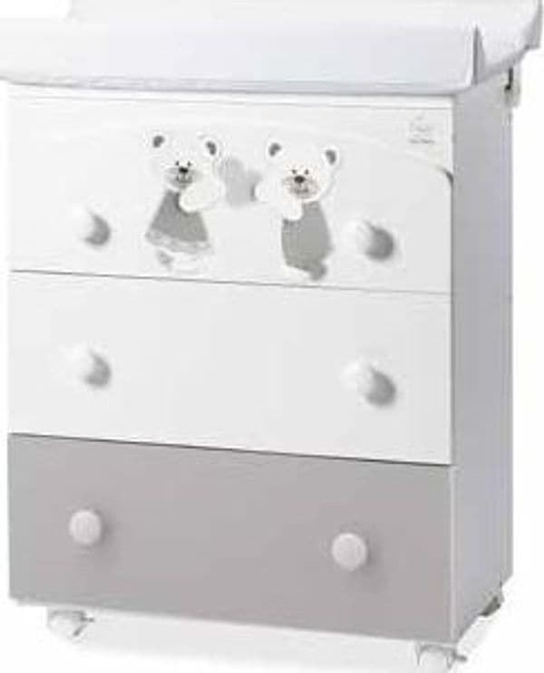 Bagnetto Tre Cassetti Italbaby Dolci Coccole – Grigio