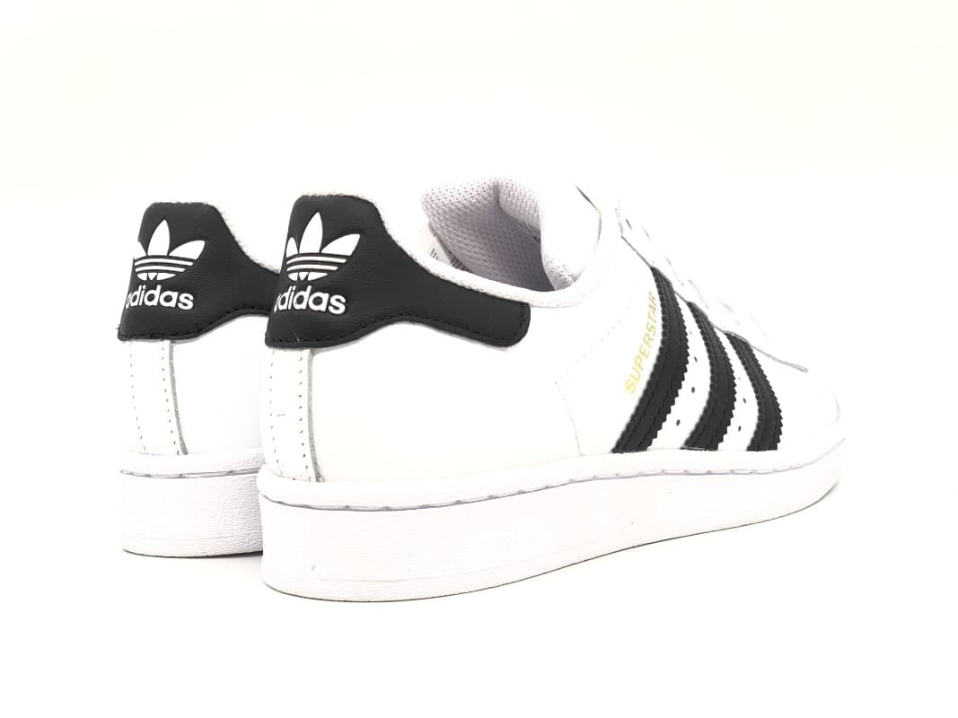 ADIDAS SUPER STAR J Sneakers donna bianche nero - 2