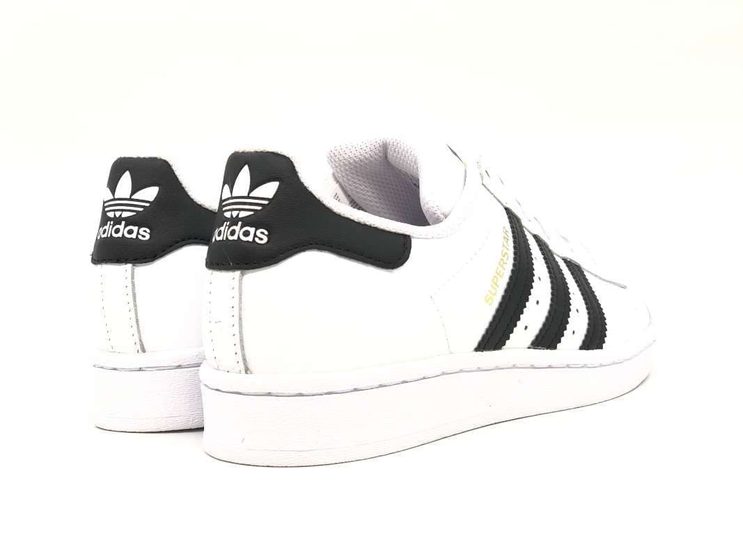 ADIDAS SUPER STAR J Sneakers donna bianche nero - 2