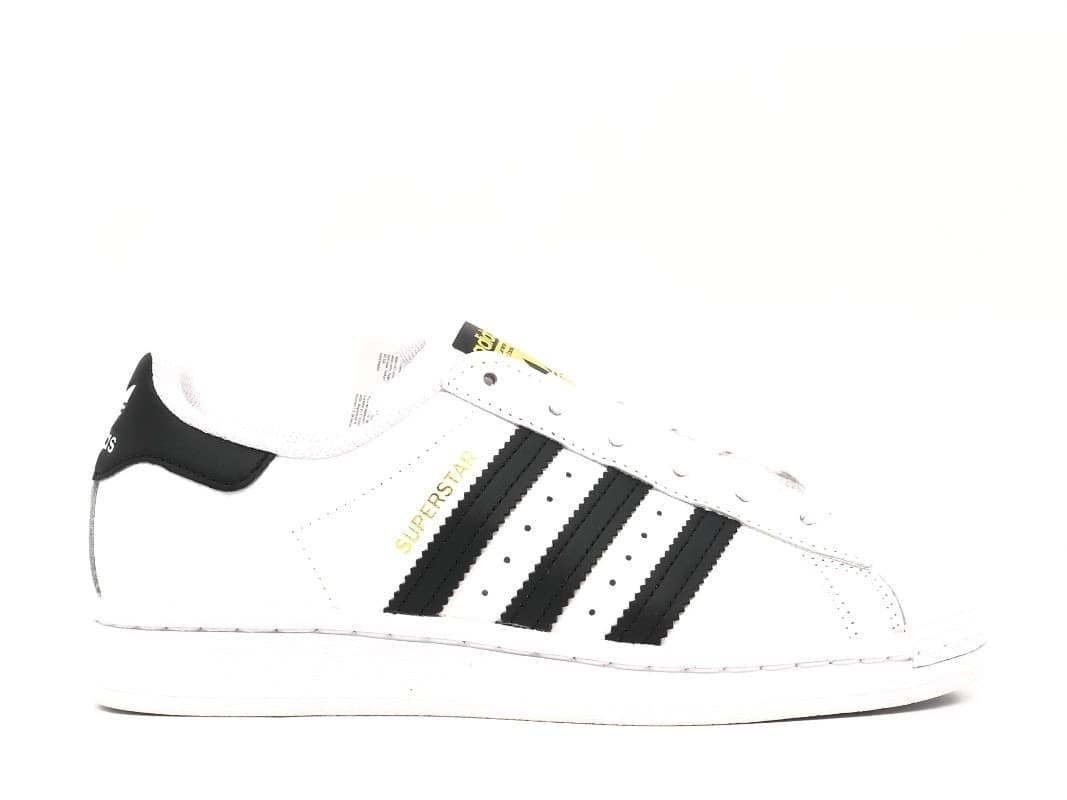 ADIDAS SUPER STAR J Sneakers donna bianche nero - 3