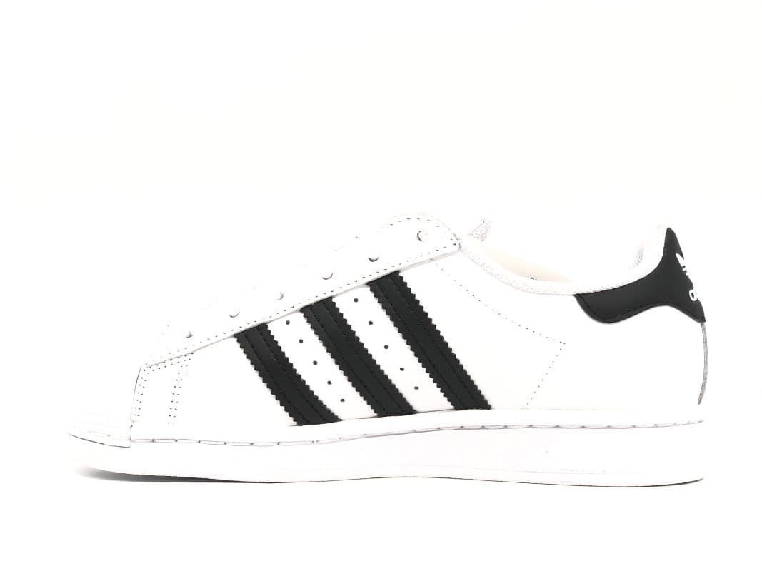 ADIDAS SUPER STAR J Sneakers donna bianche nero - 4