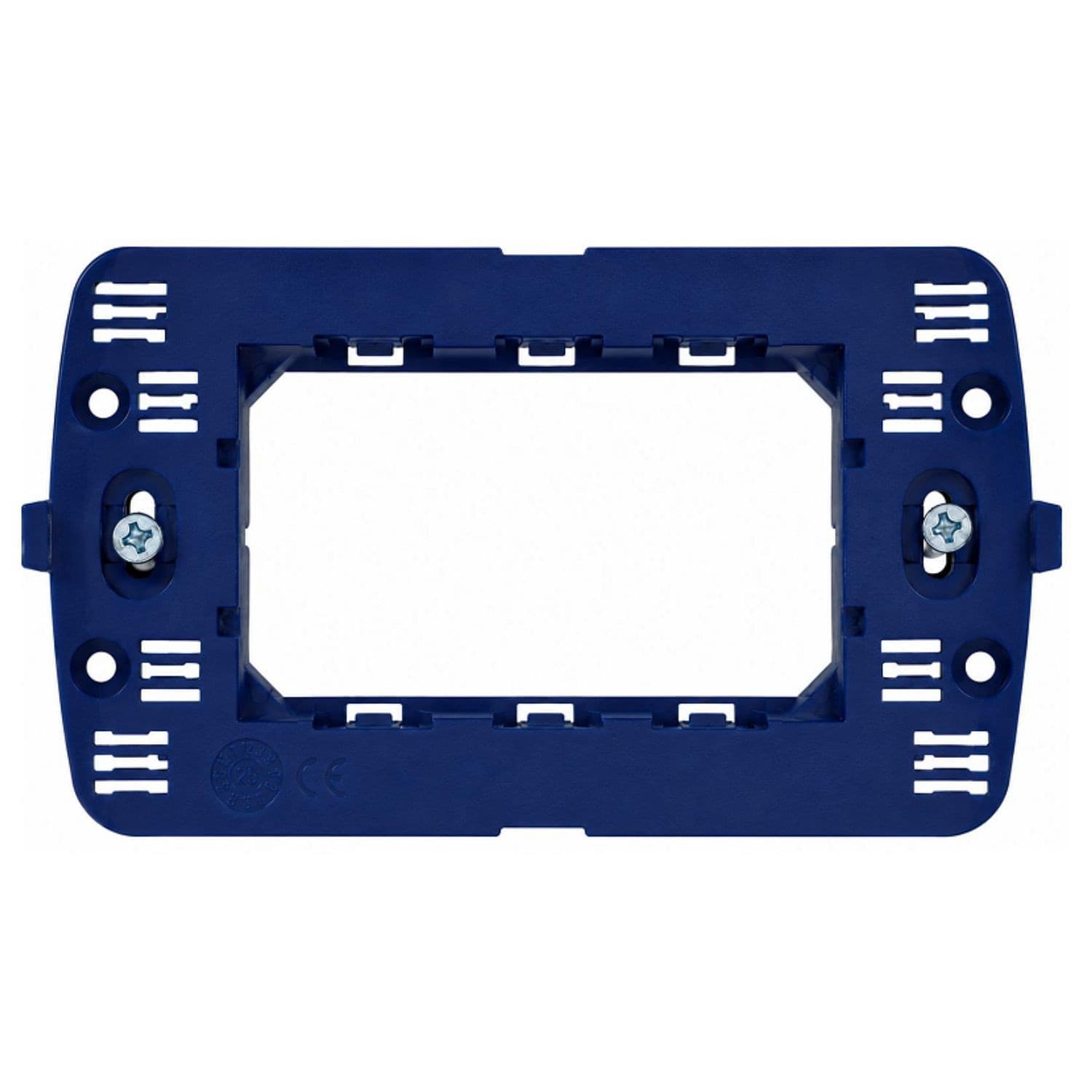 Supporto 503 3Mod + Viti Style Blu SD88003 Compatibile Bticino Living - 1