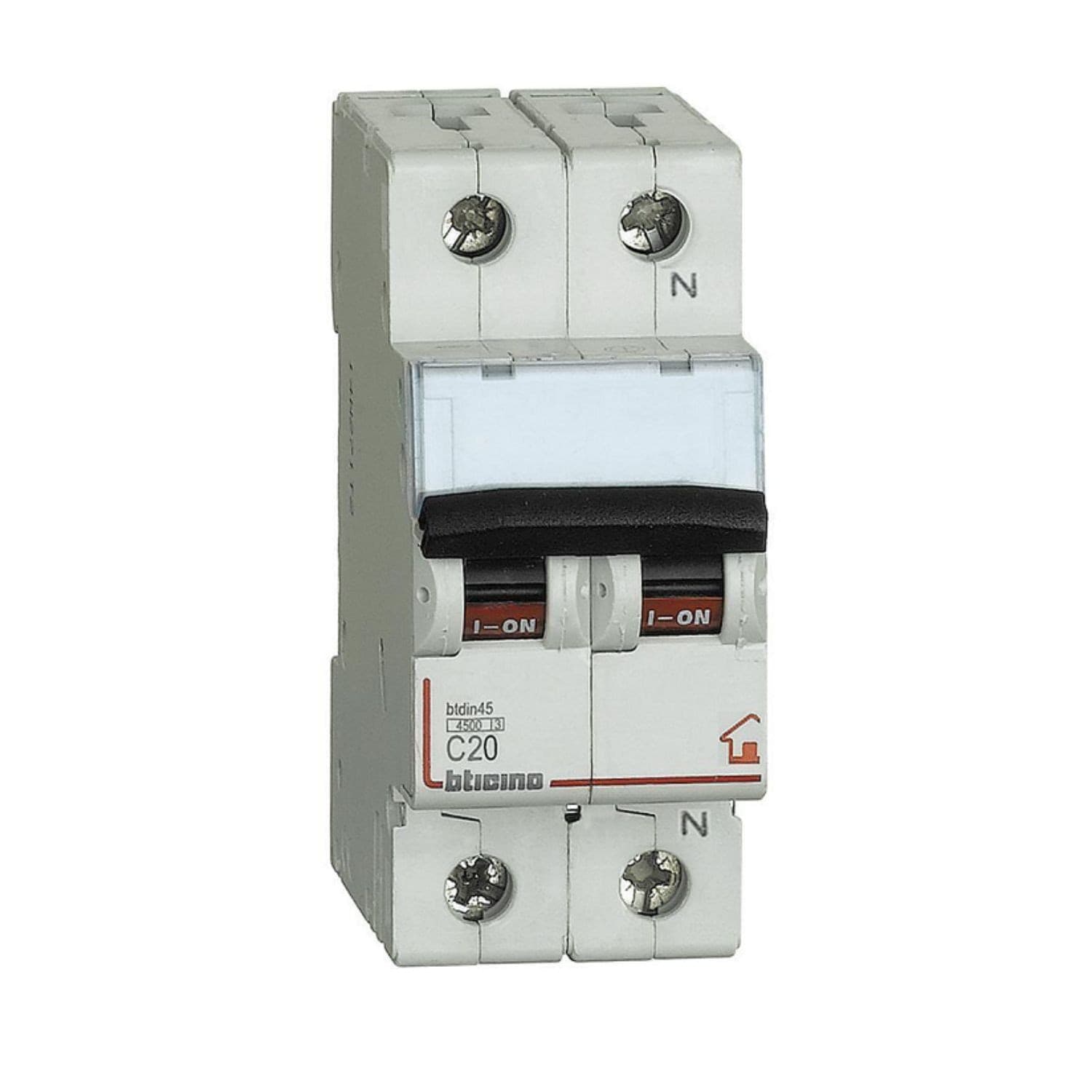 BTicino Inter. Magnetotermico 2 Din C 20A FC810NC20 - 1