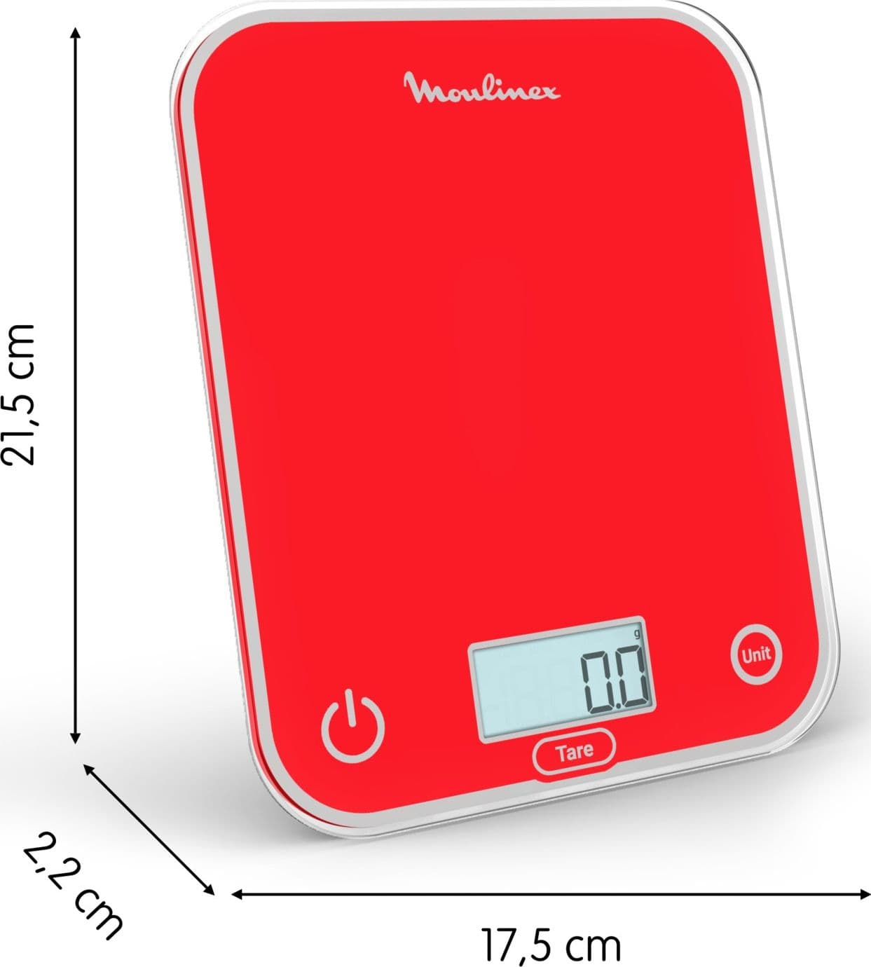 Moulinex Bilancia Cucina Digitale Max.5Kg Red BN50U3 - 7