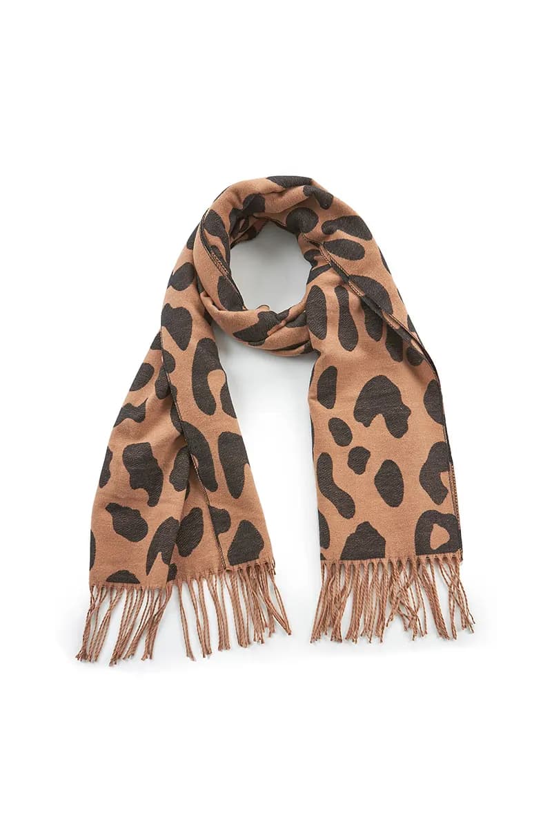 VERDE FASHION | Sciarpa stampa leopardata - 4