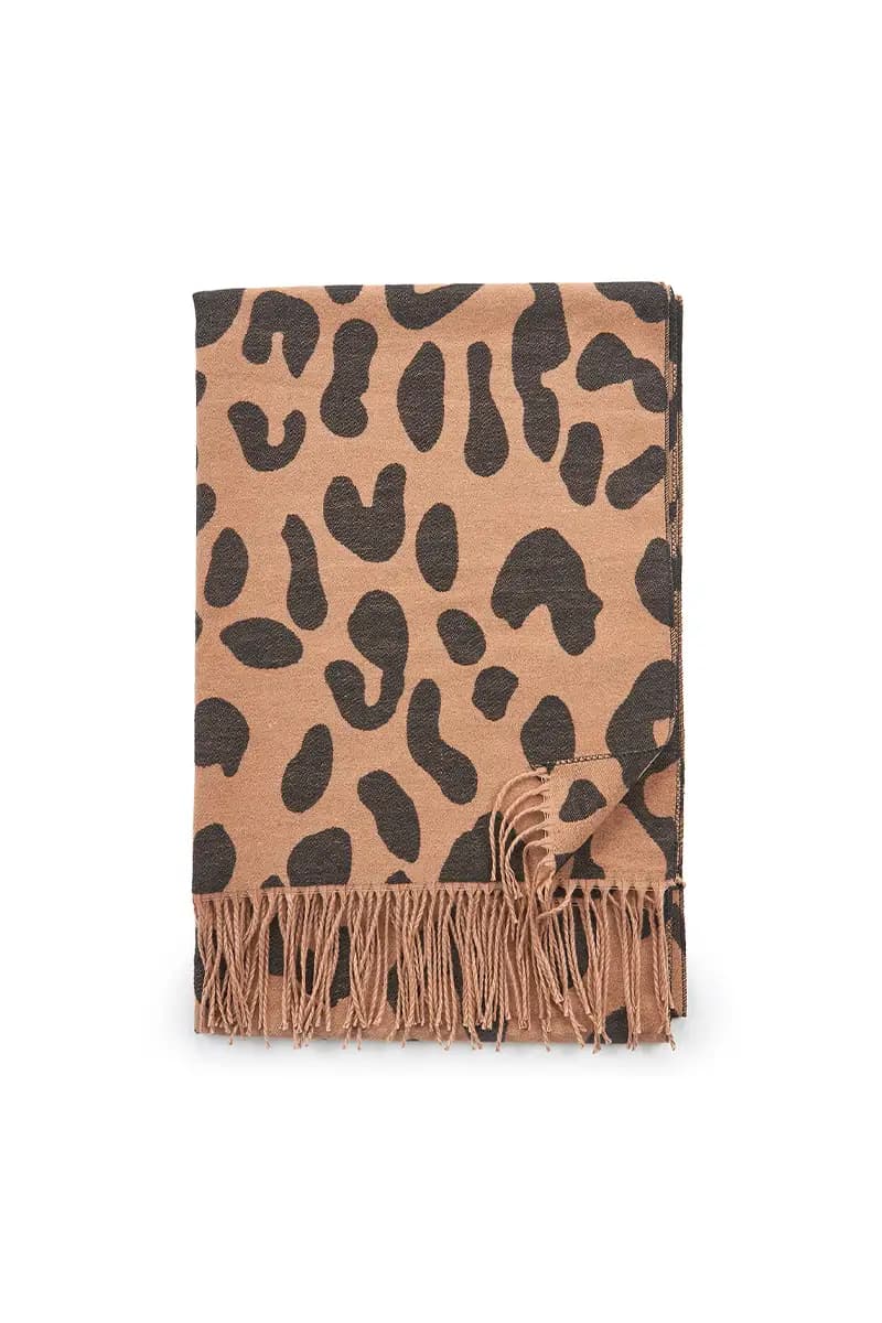VERDE FASHION | Sciarpa stampa leopardata - 5