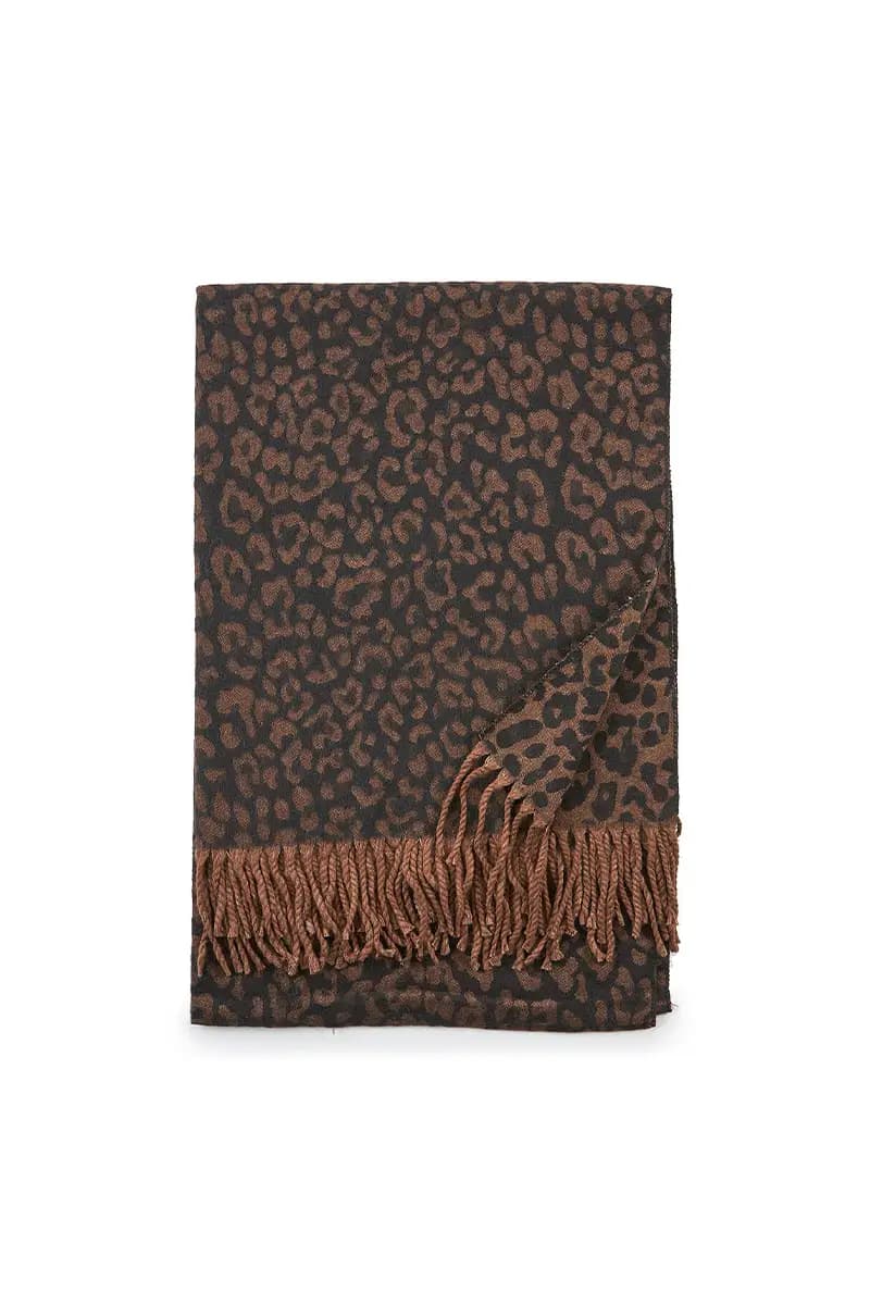 VERDE FASHION | Sciarpa stampa leopardata - 4
