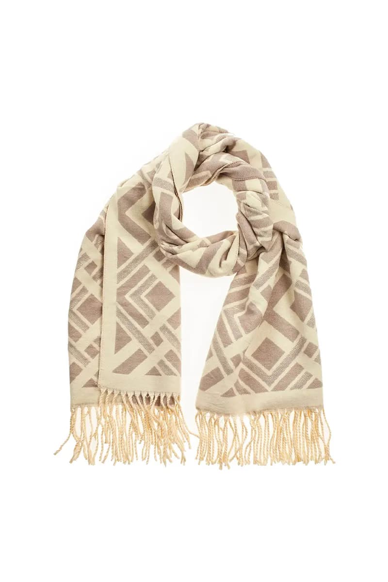 VERDE FASHION | Sciarpa stampa rombi - 6