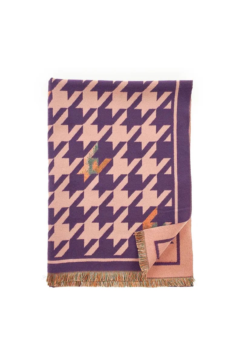 VERDE FASHION | Sciarpa pied de poule - 2