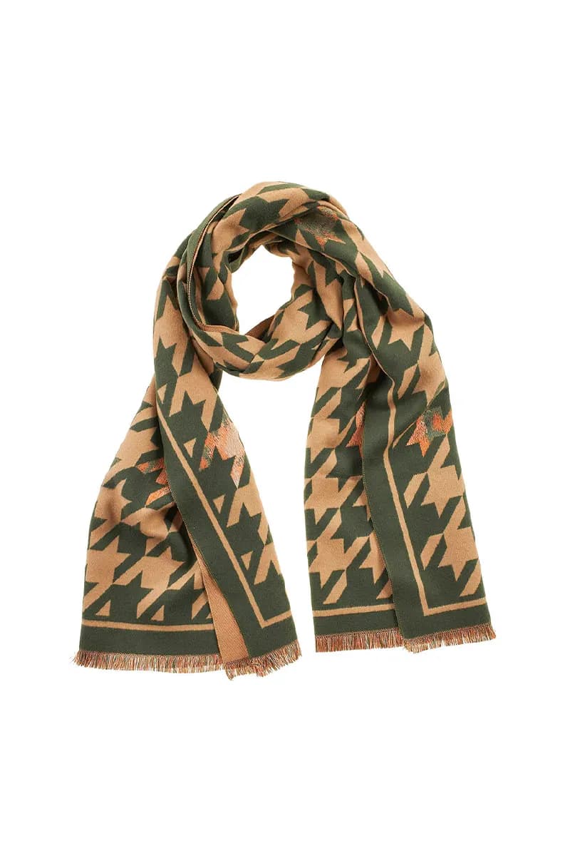 VERDE FASHION | Sciarpa pied de poule - 3