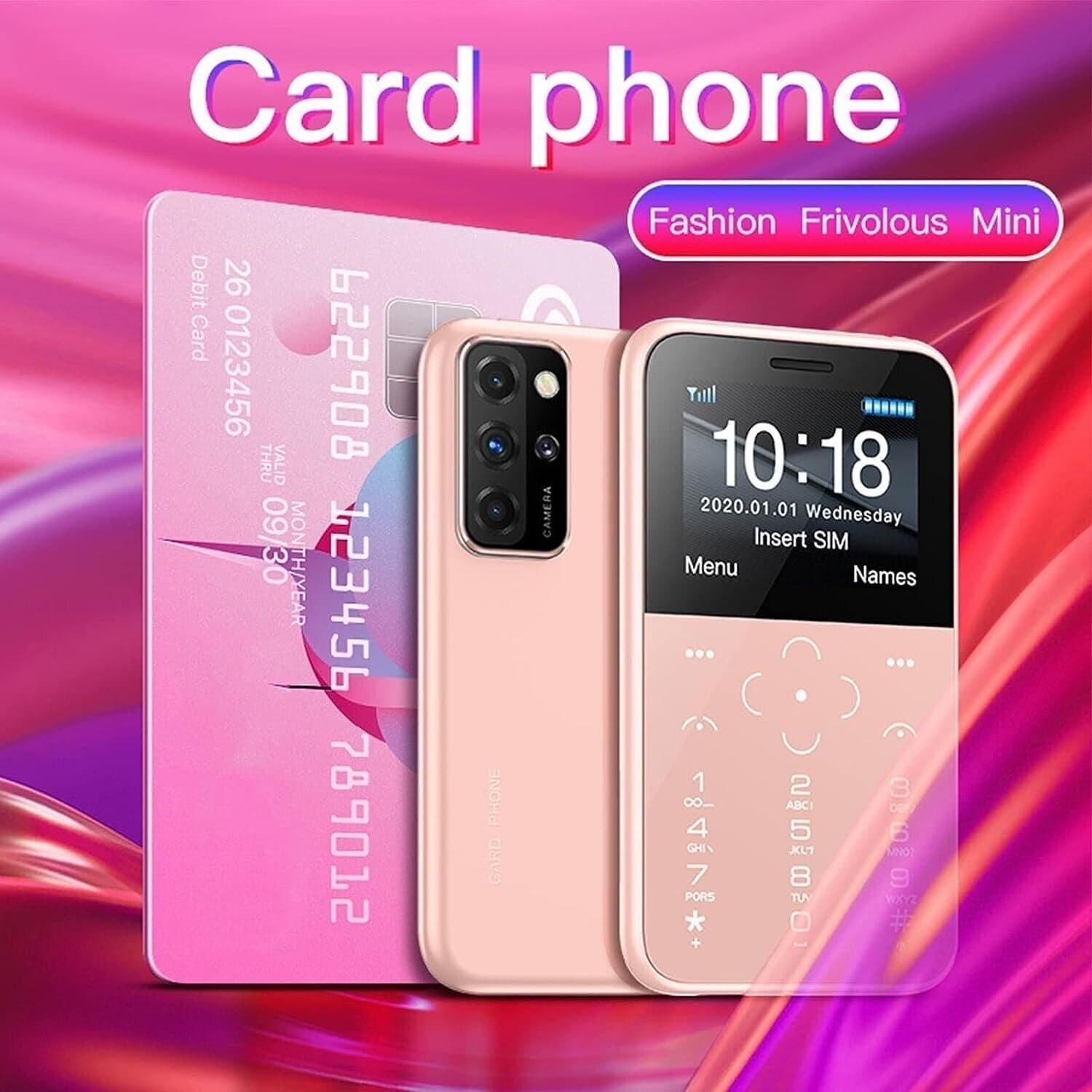 SOYES S10P Mini Cellulare 2G GSM 800mAh 1.7" Dual SIM Card Telefono Ultra - 4