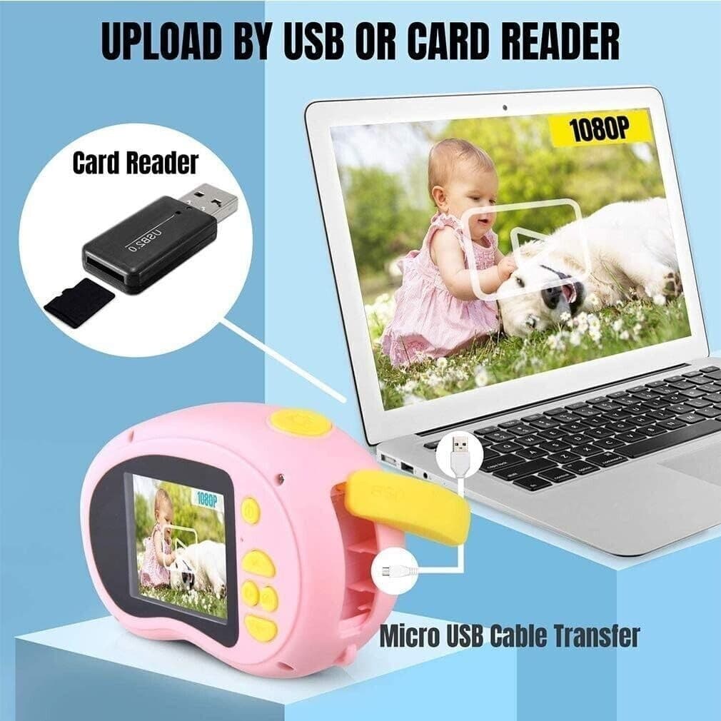 Macchina Fotografica per Bambini 1080P Portatile Videocamera Mini - 3