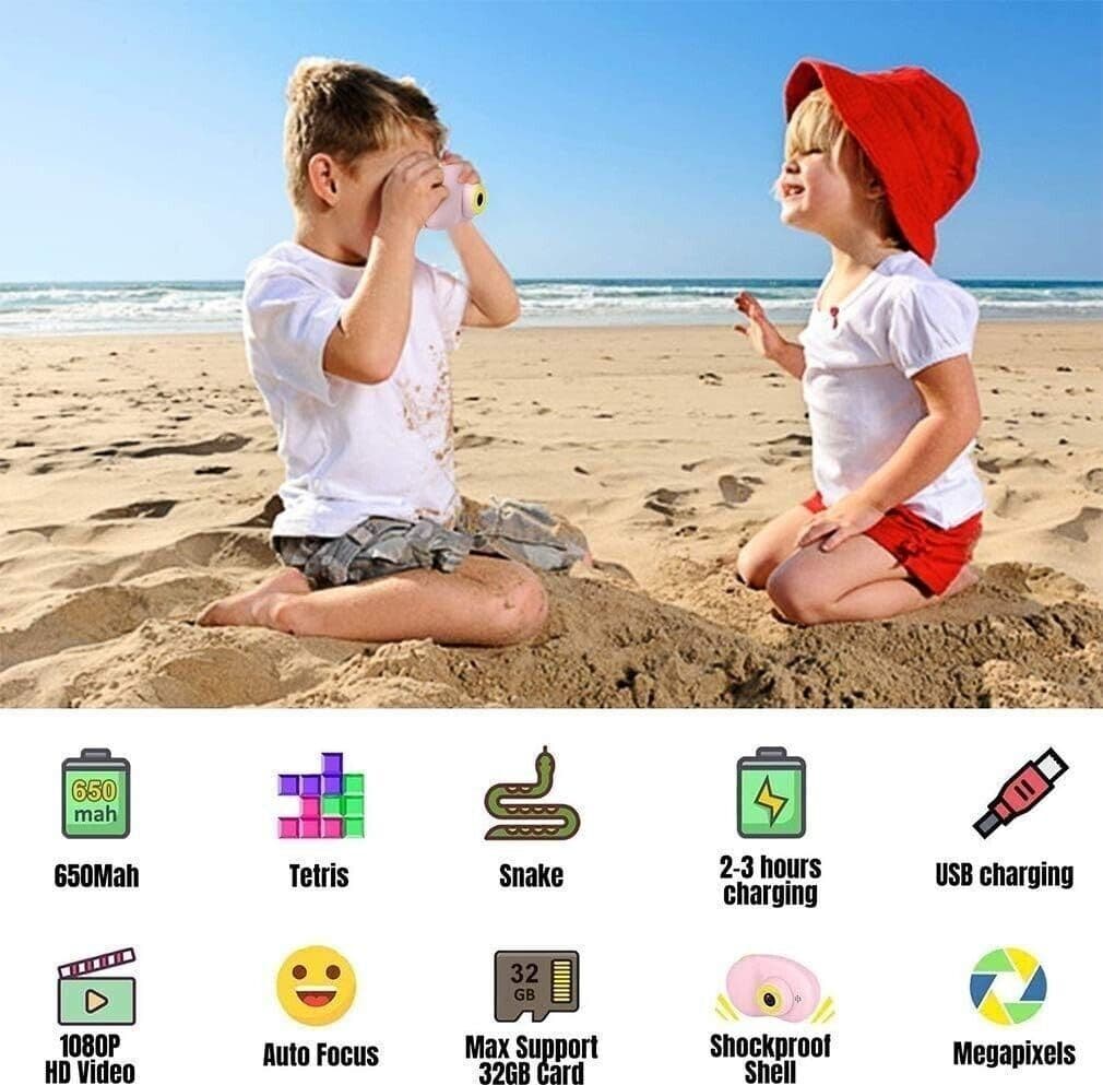 Macchina Fotografica per Bambini 1080P Portatile Videocamera Mini - 6