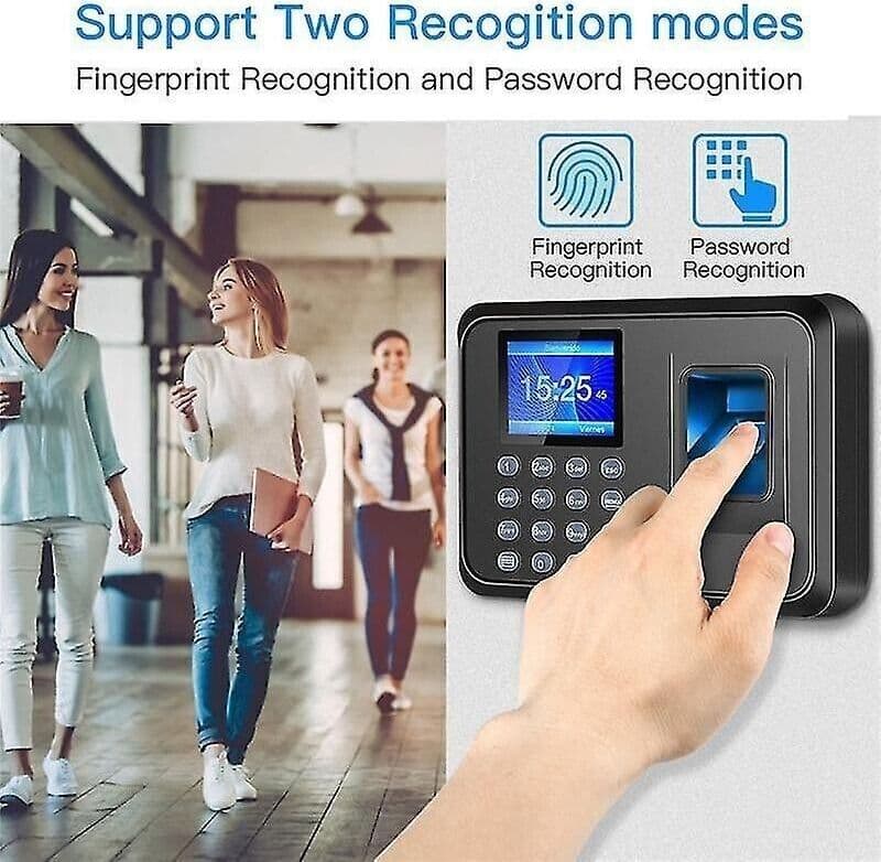 Impronta digitale biometrica Sistema di presenza orologio Registratore dipendent - 5