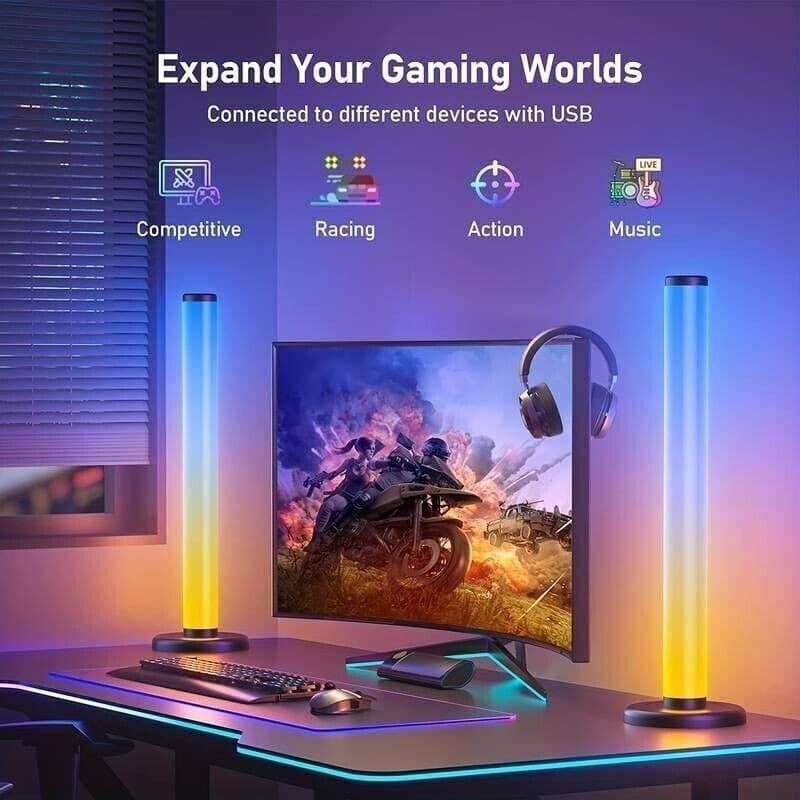 360°Smart Luce LED, Gaming Barra Luminosa a Colori RGB, 16 milioni - 8