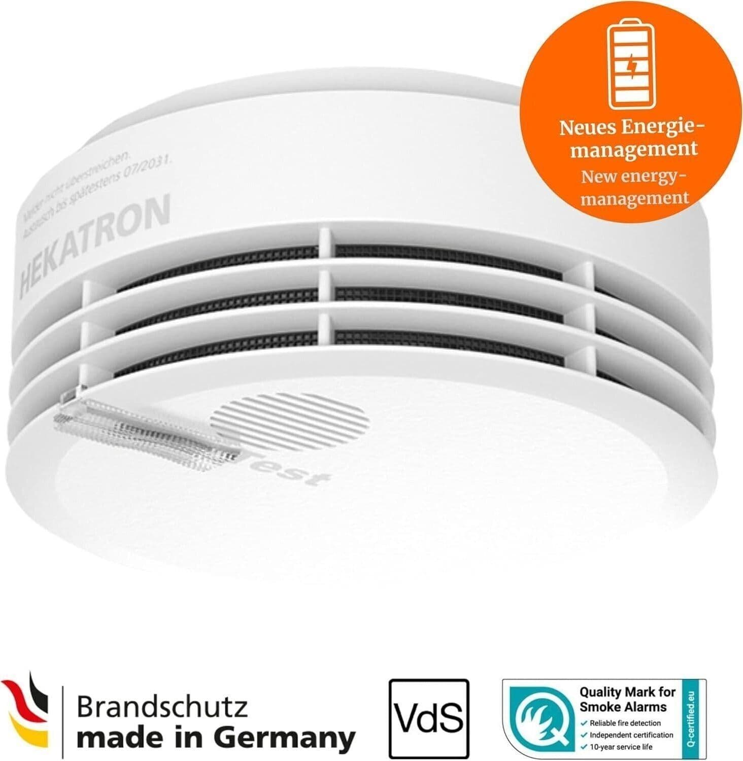 Hekatron Genius Plus Edition - Rilevatore di Fumo con Batterie Integrate - 5