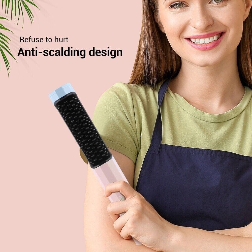 YKMIANJI Pettine lisciante per capelli piastra per capelli portatile piastra - 9
